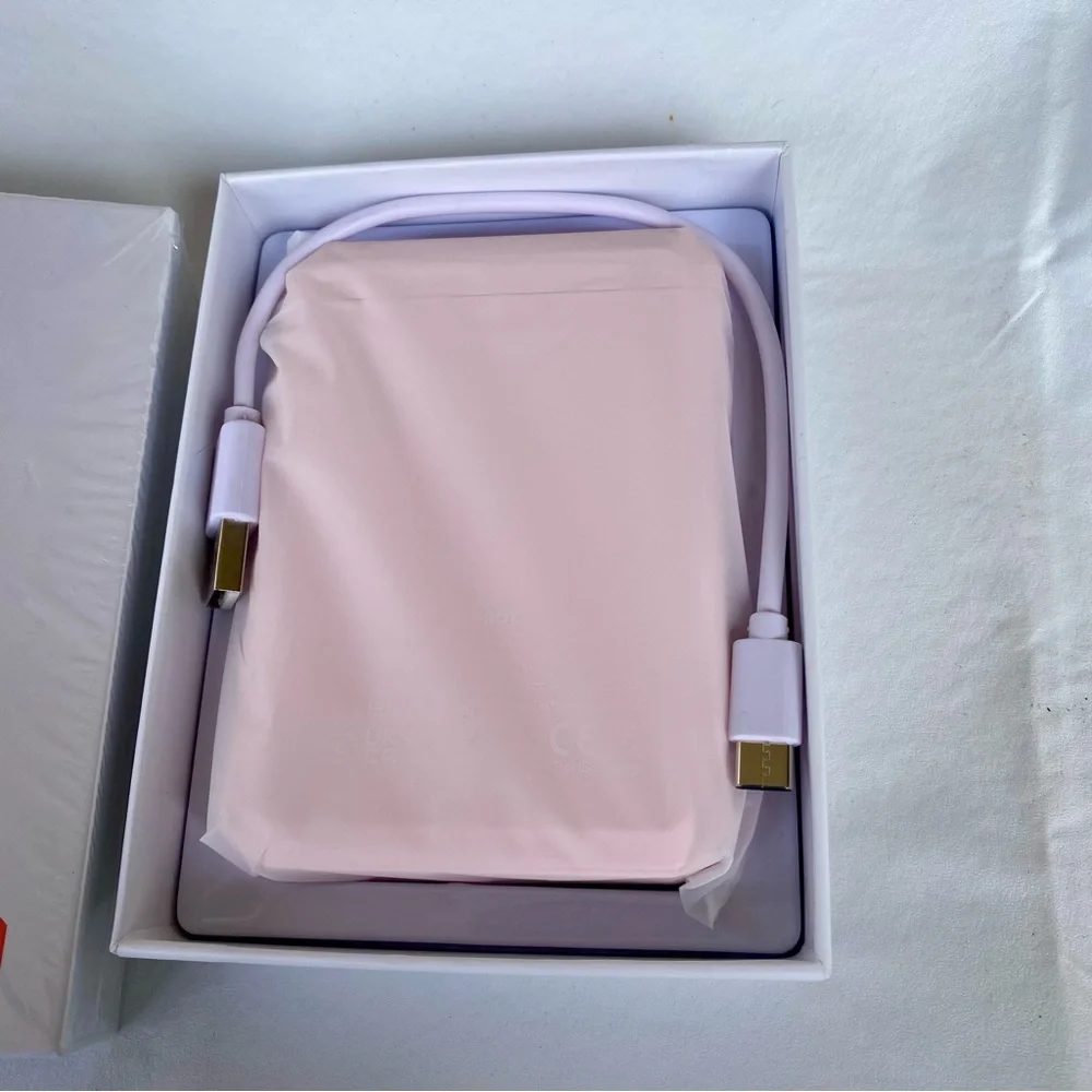 New in Box Label Maker Machine Jadens Niimbot Portable Bluetooth with Tape -Pink